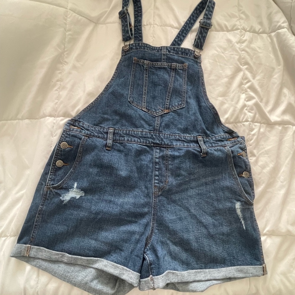 Denim overalls